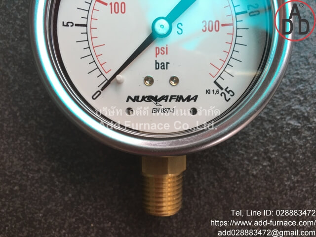 0~25Bar(0~360Psi) Nuova Fima Pressure Gauge(12)